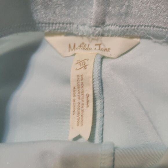 FROZEN ELSA ICE BLUE VELOUR RUFFLE MATILDA JANE PINK BOW BOHO STRETCH PANTS 10 - Picture 3 of 7